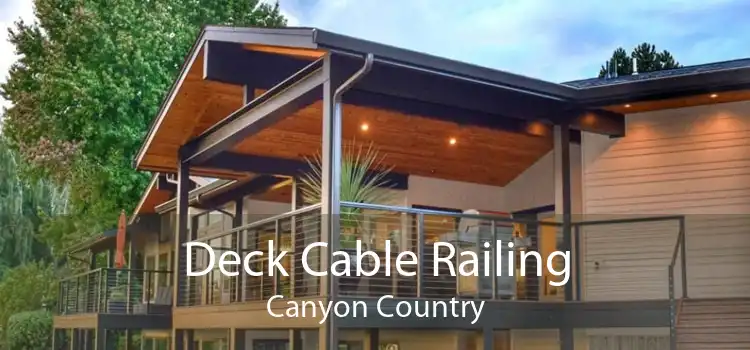 Deck Cable Railing Canyon Country