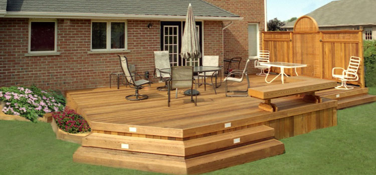 Cedar Composite Decking in Canyon Country, CA