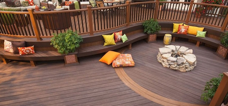 Gray TREX Decking in Canyon Country, CA