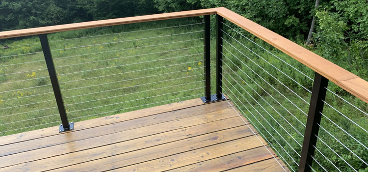 Installing Deck Cable Railing in Canyon Country, CA